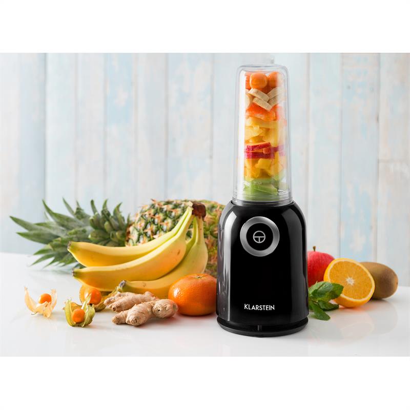 Klarstein Vitwist stojaci mixér 250W 0,45l, smoothie, čierna farba – Obrázok 2