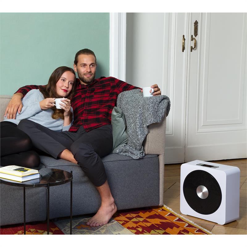 Klarstein HeatPal Bloxx, elektrický ohrievač, 2500 W, ovládanie cez aplikáciu, časovač, prachový filter – Obrázok 2