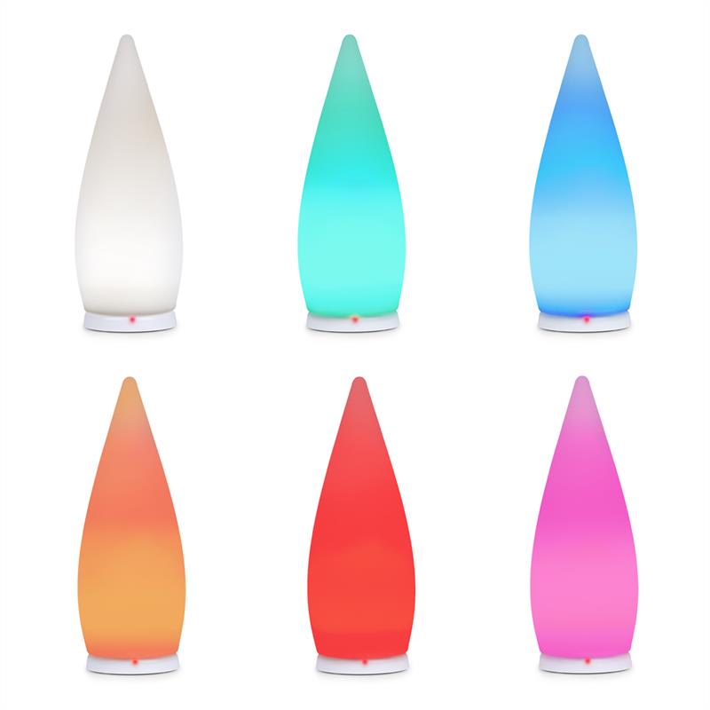 Blumfeldt Gagarin, LED lampa, induktívna nabíjacia stanica, 16 rôznych farieb, IP65 – Obrázok 4
