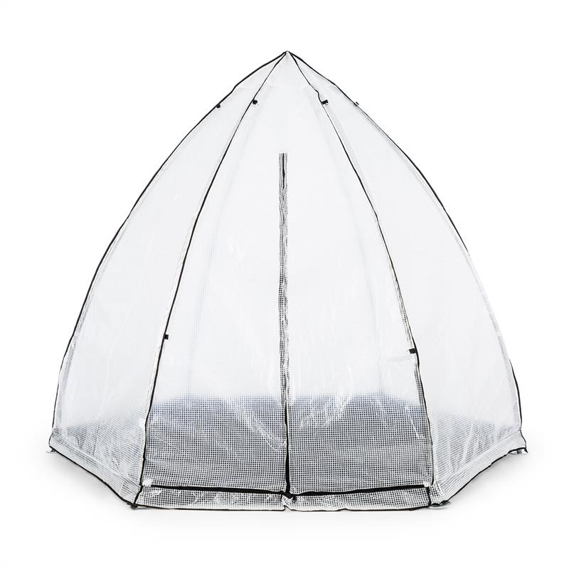 Waldbeck Greenshelter L, skleník na prezimovanie rastlín, 340 x 280 cm, oceľové tyče Ø 25 mm, PVC – Obrázok 3