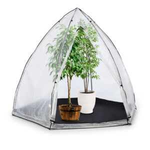 Waldbeck Greenshelter M, skleník na prezimovanie rastlín, 240 x 200 cm, oceľové tyče Ø 25 mm, PVC