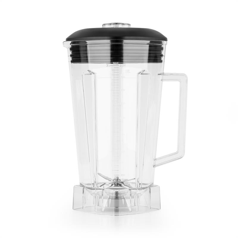 Klarstein Herakles Jar nádoba na mixovanie, plast, priehľadná, BPA-free, čierna farba – Obrázok 3