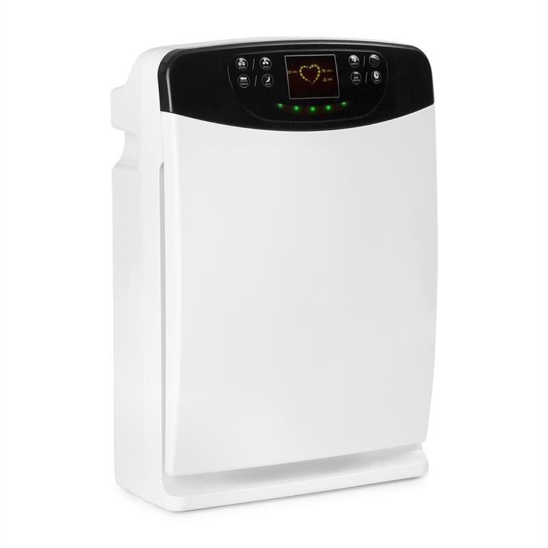 Klarstein Fresh Breeze, čistička vzduchu 5-v-1, ionizátor, UV, zvlhčovač vzduchu, 40 m², biela