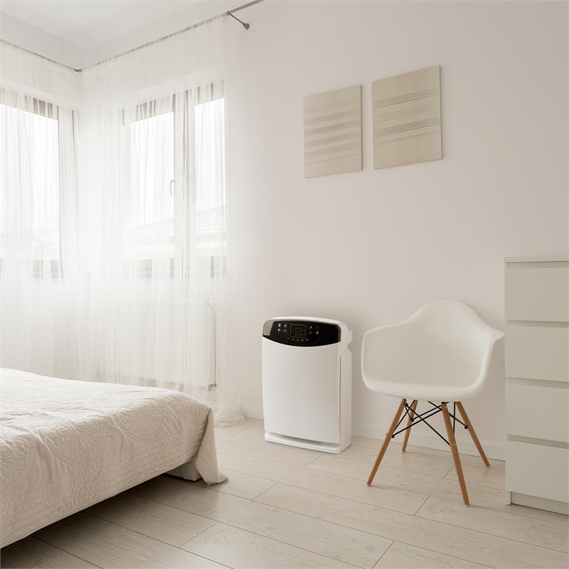 Klarstein Fresh Breeze, čistička vzduchu 5-v-1, ionizátor, UV, zvlhčovač vzduchu, 40 m², biela – Obrázok 2