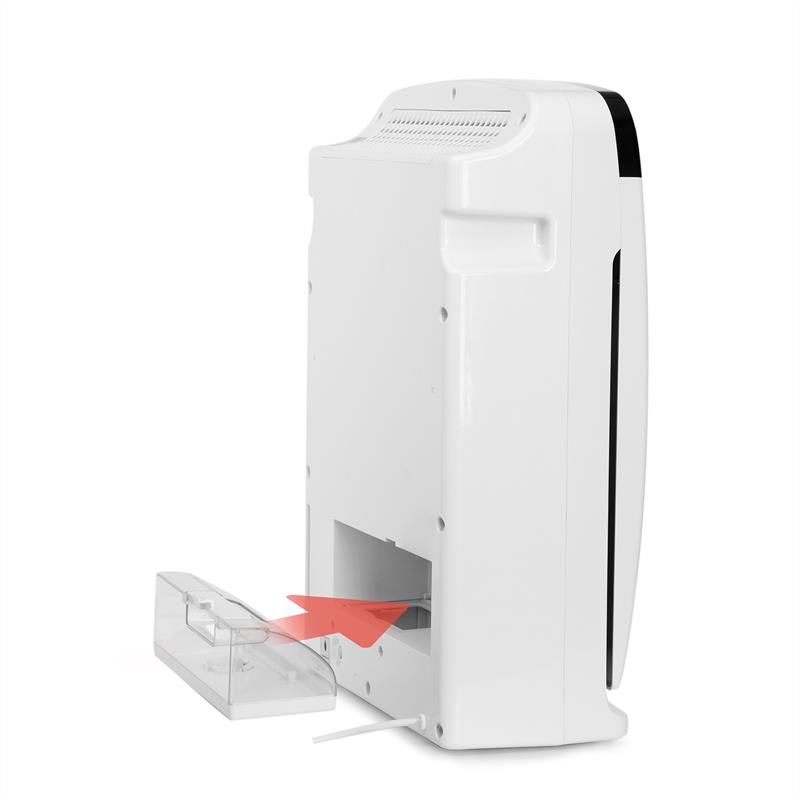 Klarstein Fresh Breeze, čistička vzduchu 5-v-1, ionizátor, UV, zvlhčovač vzduchu, 40 m², biela – Obrázok 4