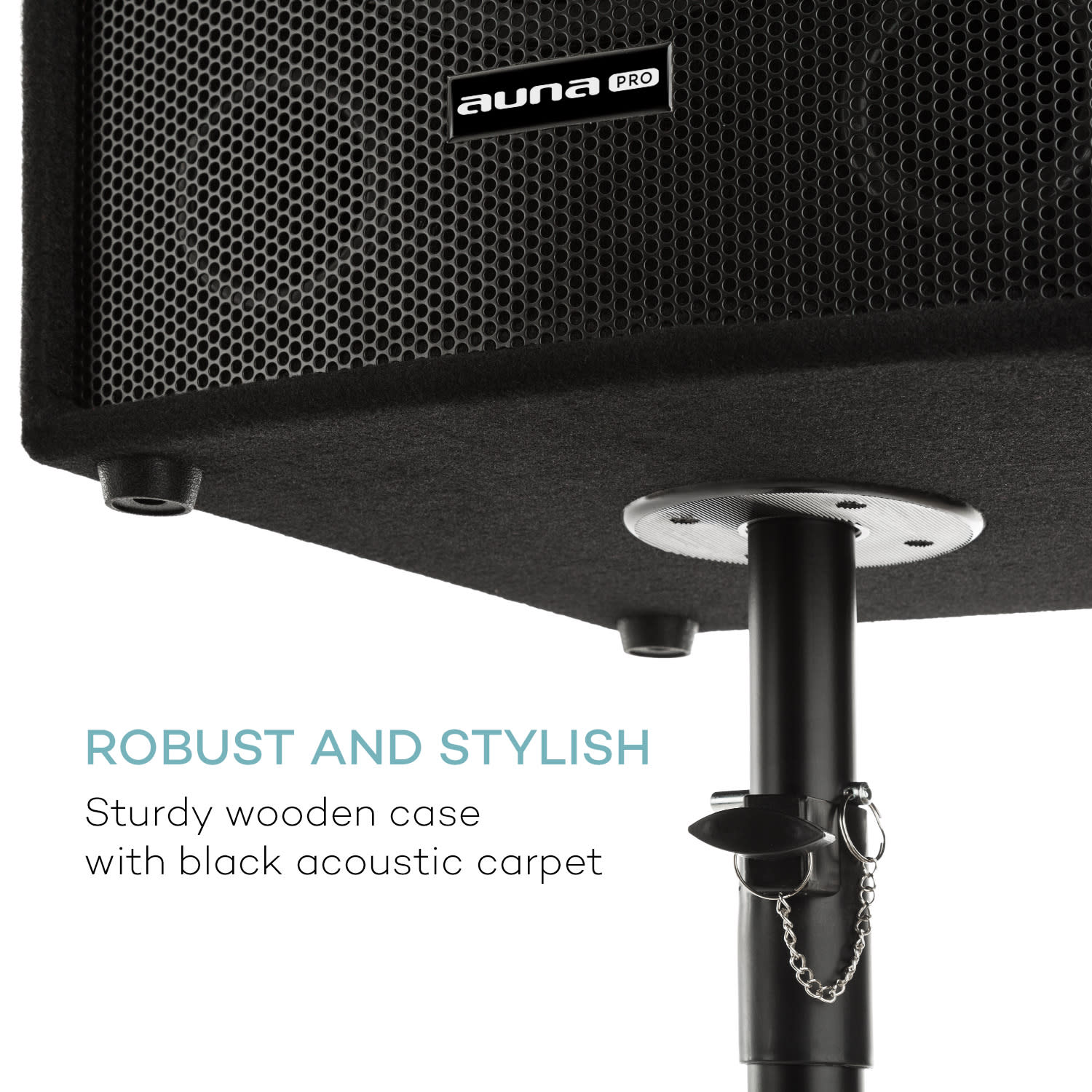 Auna Pro Cube 1512, 2.1 aktívna PA sada, 1200 W, 15" subwoofer, 2 x 12" reproduktor – Obrázok 5