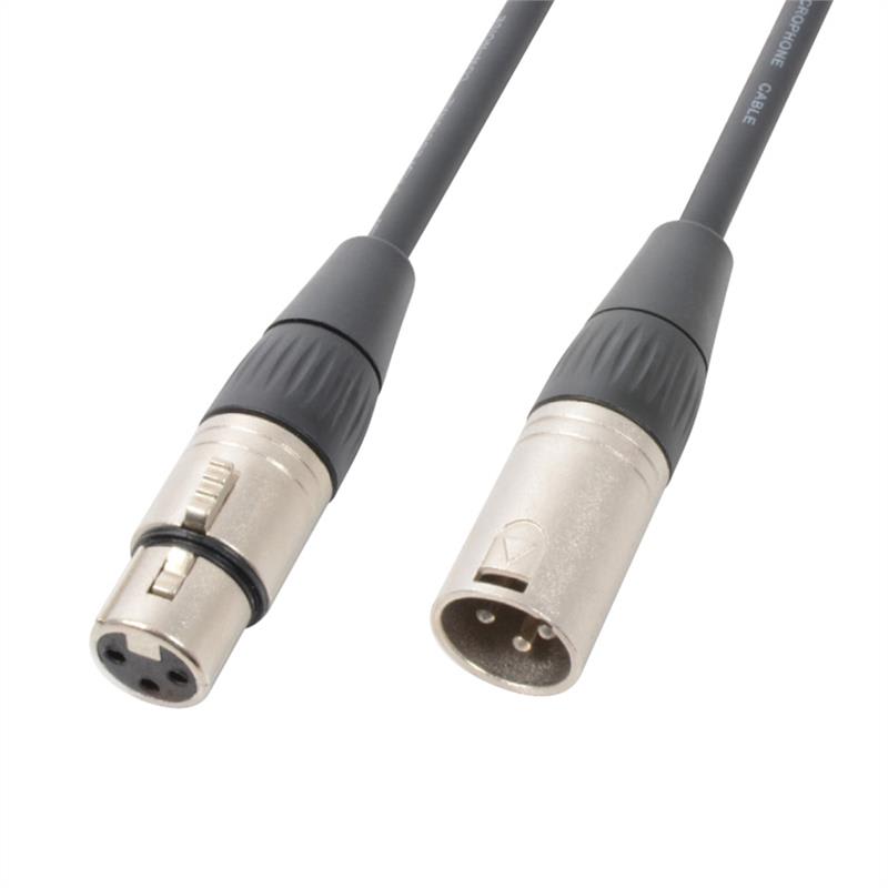 PD Connex DMX kábel, 3-pólový XLR- zástrčky, samček - samička, 120 ohmov, 20 m