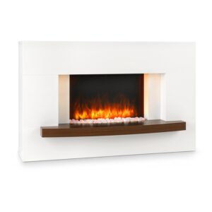 Klarstein Montreux, elektrický krb, 1000/2000 W, InstaFire, diaľkový ovládač, biely