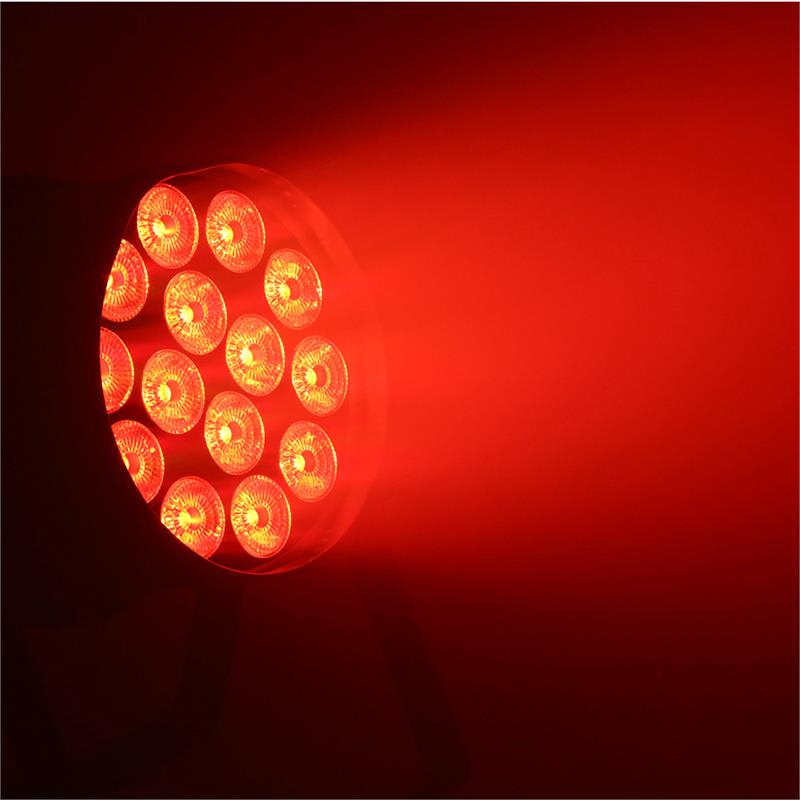 Beamz BPP225 PAR 64, LED reflektor, 6v1 LED diódy, RGBWA-UV, 200 W, čierny – Obrázok 3