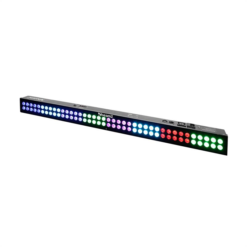 Beamz LCB803, LED lišta, 80 x 3 W 3v1 LED diód, DMX režim alebo samostatná prevádzka, 120 W, čierna