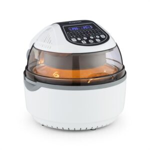 Klarstein VitAir Turbo Smart, teplovzdušná fritéza, 1400 W, 10 l, 20 programov, biela