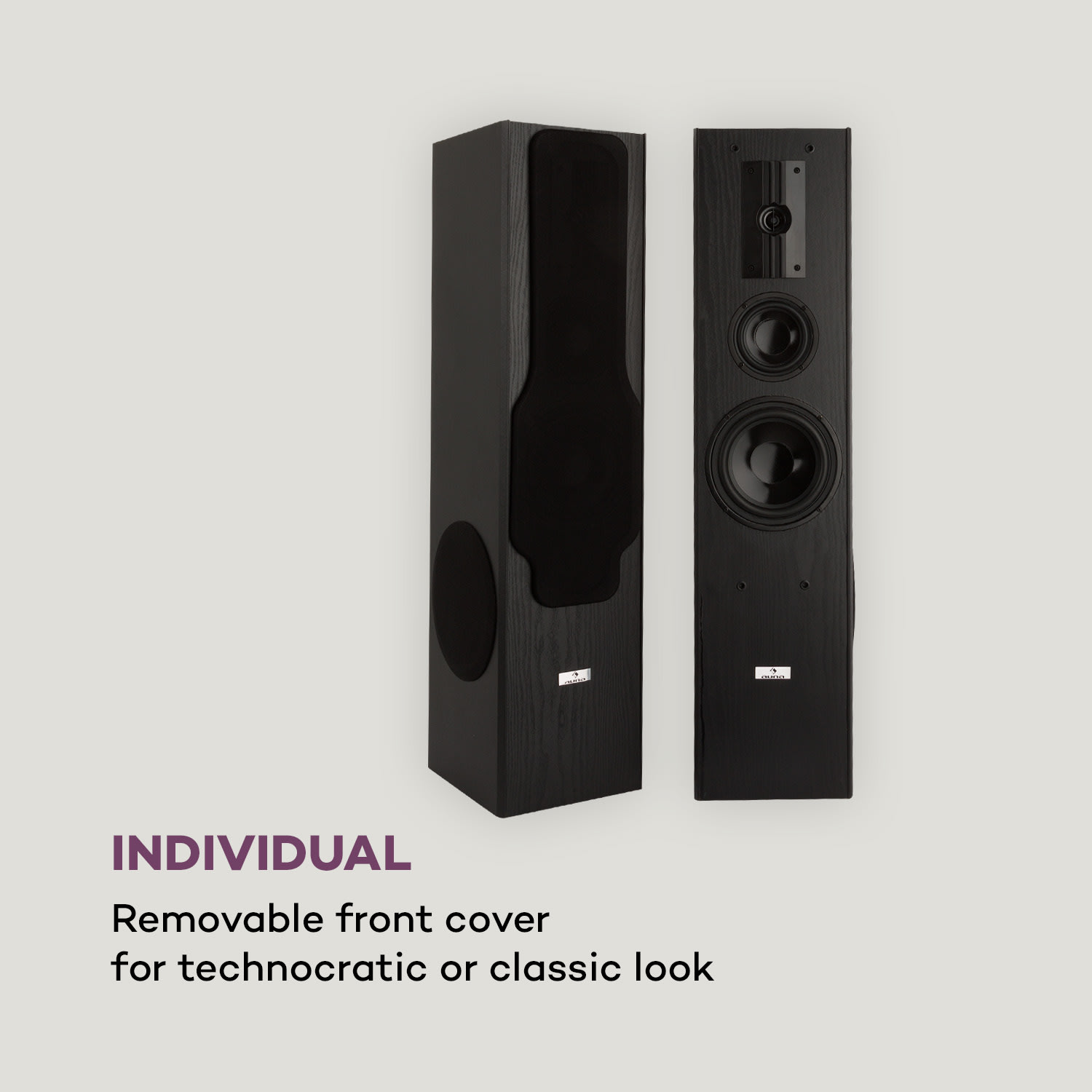 Auna Line E 1005, vežové reproduktory, 3-pásmové HiFi reproduktory, 700 W max., čierne – Obrázok 5