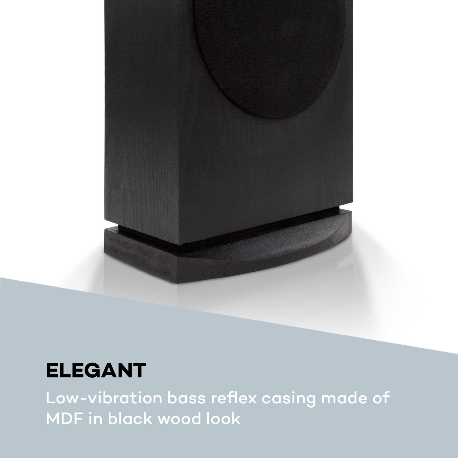 Auna Line 4707, vežové reproduktory, 4-pásmové HiFi reproduktory, pár, 960 W max., čierne – Obrázok 3