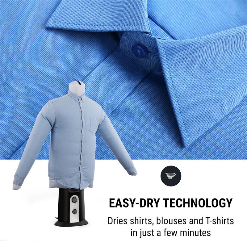 OneConcept ShirtButler, automatický sušič na košele, 850 W, 2 v 1, do 65 °C – Obrázok 4
