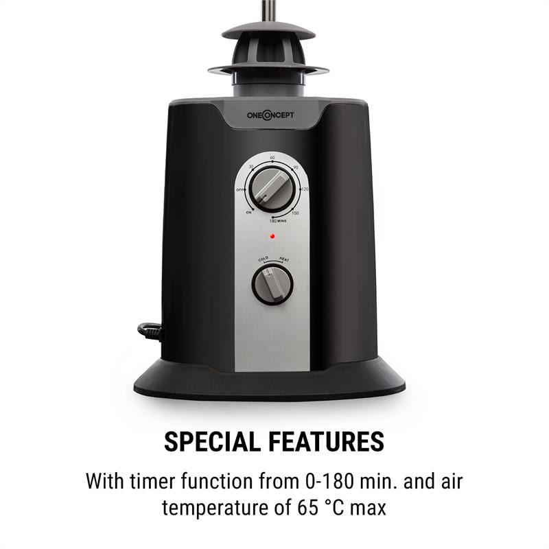 OneConcept ShirtButler, automatický sušič na košele, 850 W, 2 v 1, do 65 °C – Obrázok 5