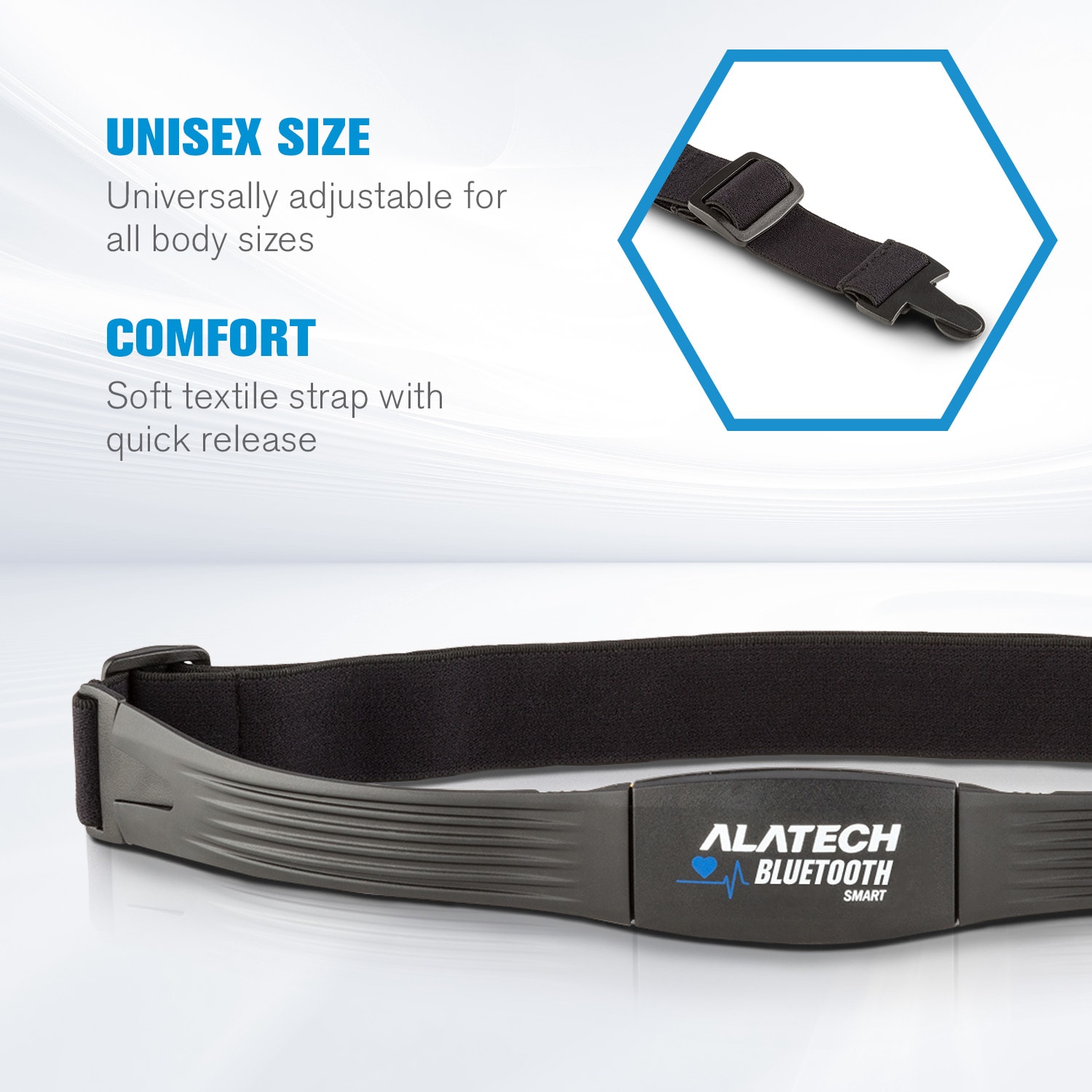 Capital Sports Alatech CS010, hrudný pás, bluetooth 4.0, IPX7, univerzálna veľkosť, čierny – Obrázok 5