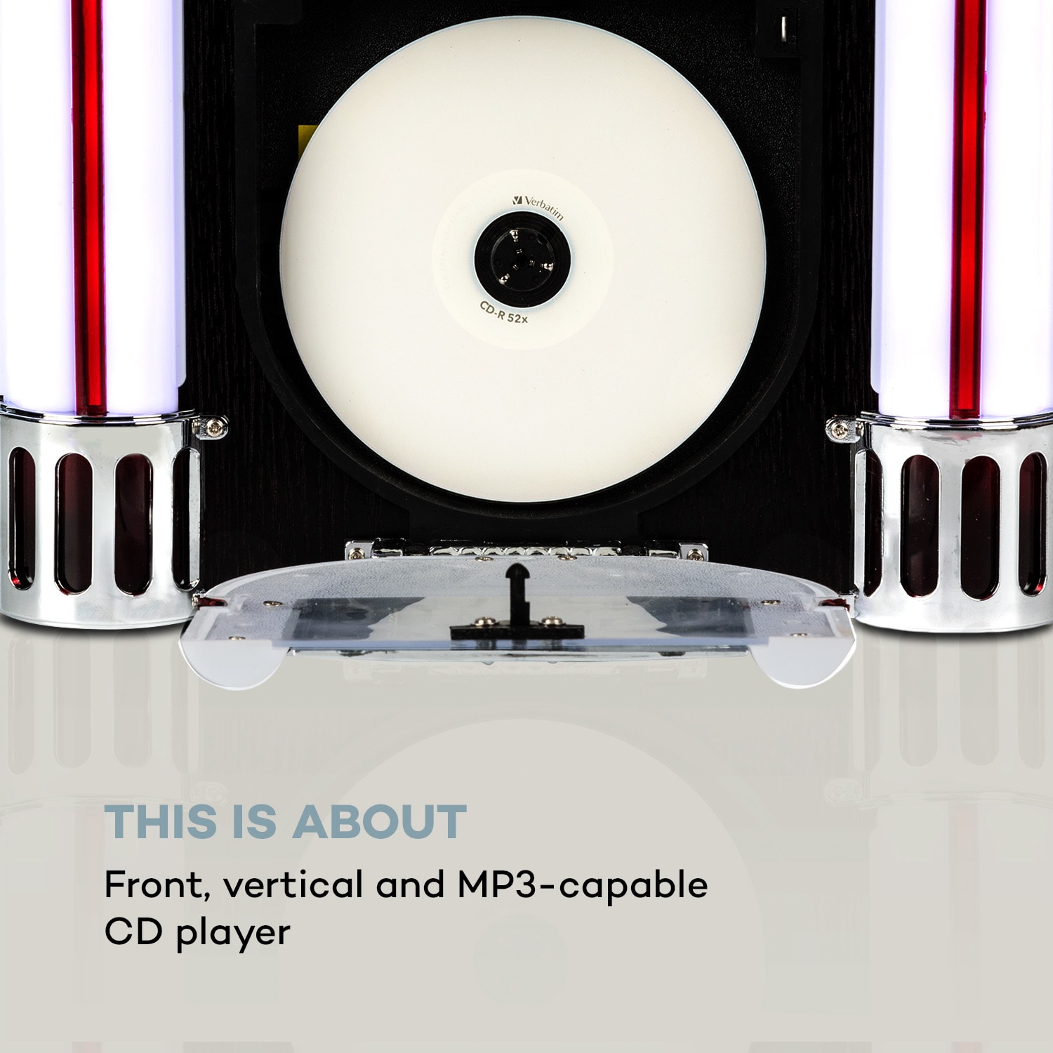 Auna Arizona, jukebox, BT, FM rádio, USB, SD, MP3, CD prehrávač, čierny – Obrázok 5