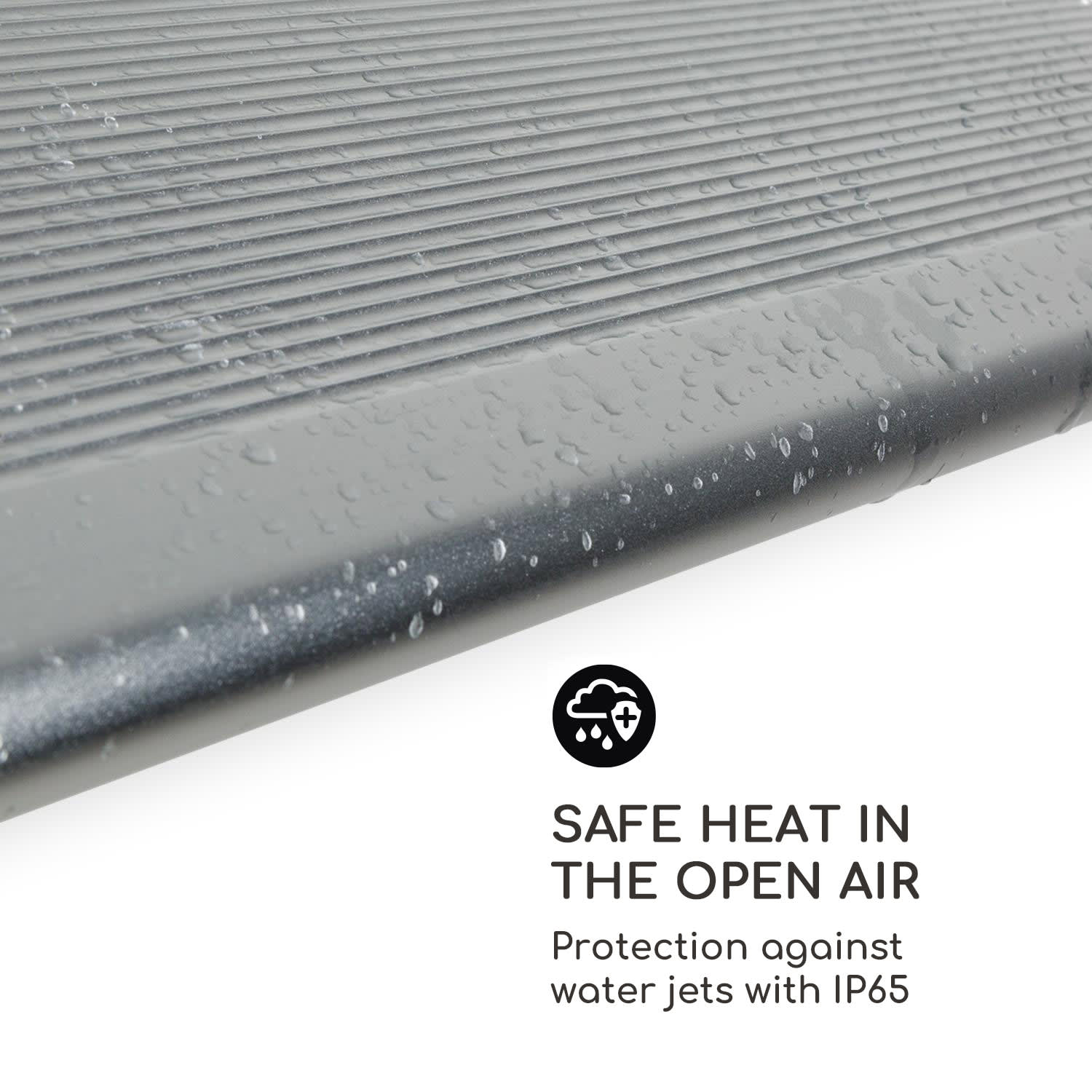 Blumfeldt Heat Guard Reflex, ohrievač, 1800 W, IP55, časovač, diaľkový ovládač – Obrázok 4