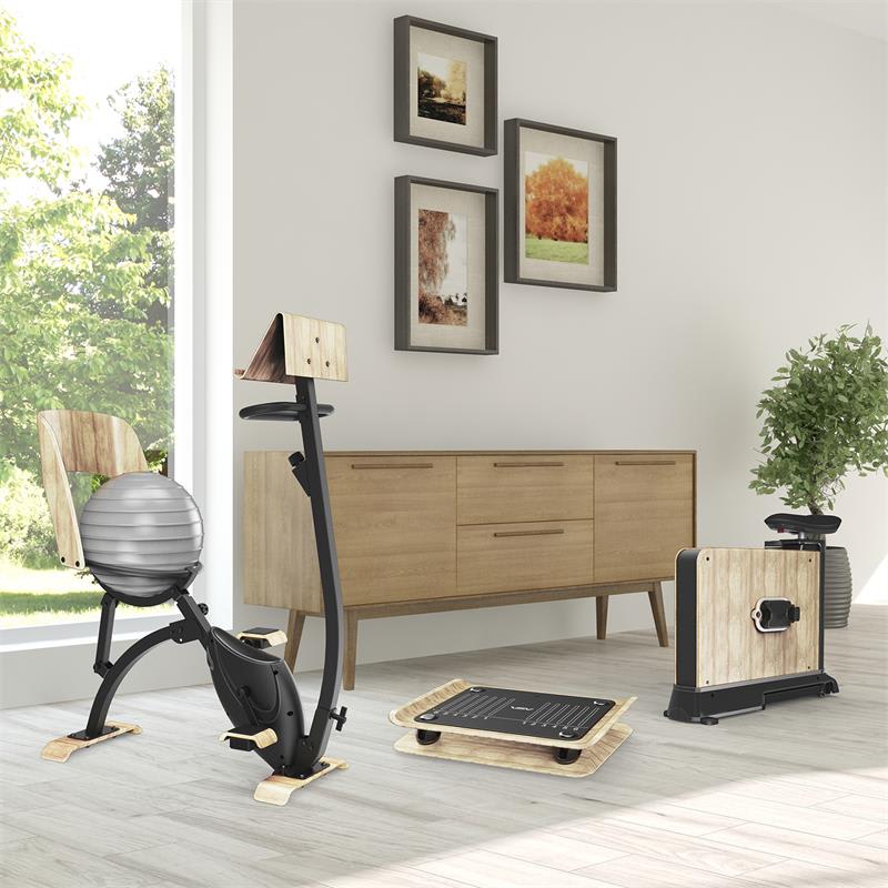 KLARFIT Roomik Shake, vibračná plošina, 15 - 55 Hz, certifikovaná breza, diaľkový ovládač – Obrázok 2