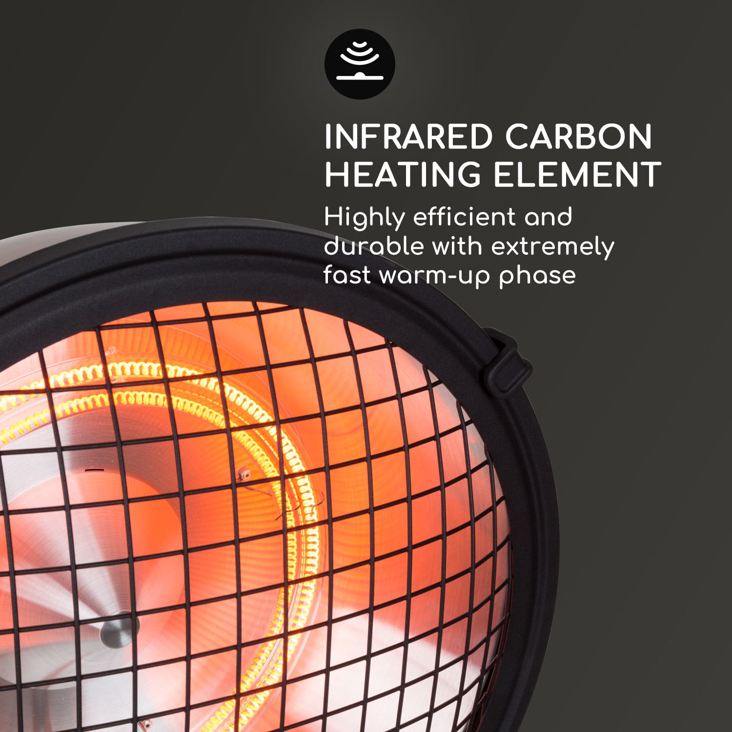 Blumfeldt Heatspot, terasový ohrievač, 900/1200/2100W, IR ComfortHeat, meď – Obrázok 5