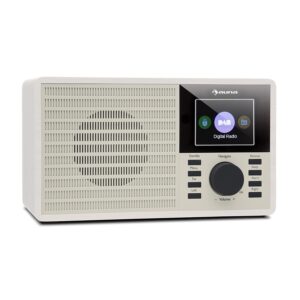 Auna DR-160 BT, DAB+/FM rádio, USB, AUX, 2.4" TFT displej, biele