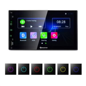 Auna MVD-400 CP, autorádio, 7" dotykový displej, 4 x 45 W max., BT, Android Auto, USB, 2 DIN, čierny