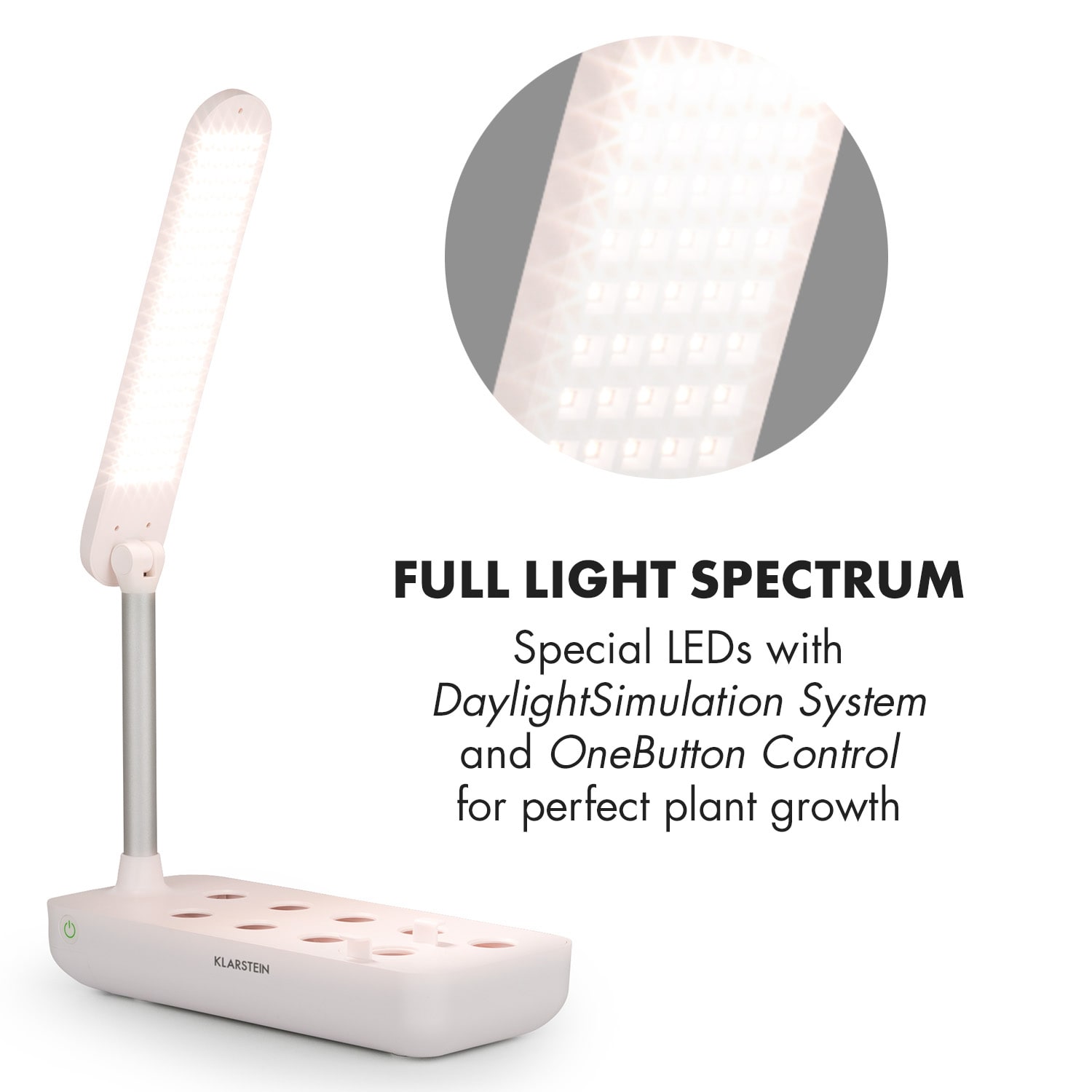 Klarstein GrowIt Flex, inteligentná domáca záhrada, 9 rastlín, 18 W LED, 2 litre – Obrázok 5
