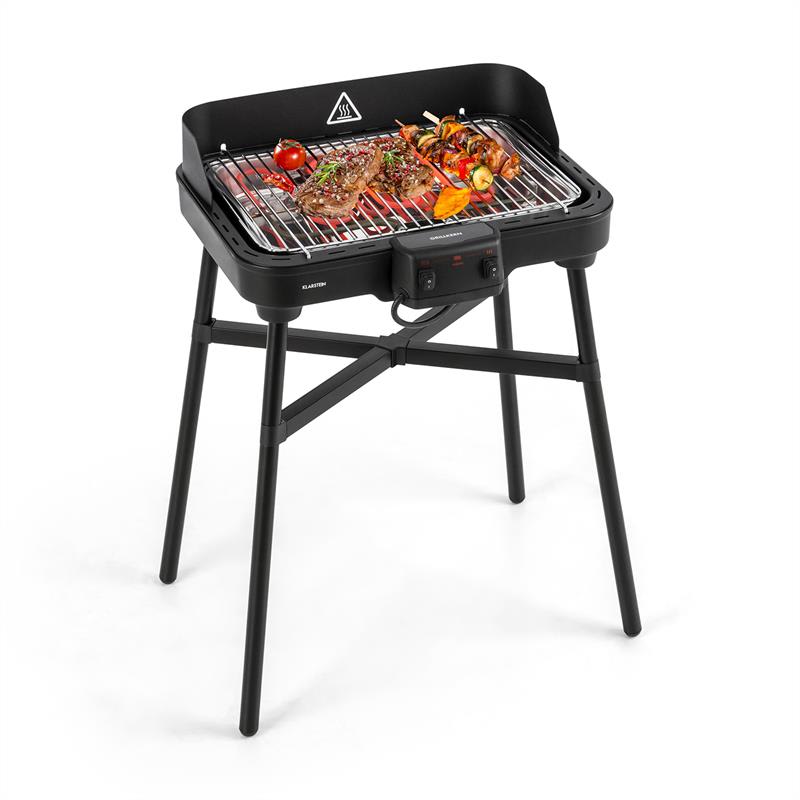 Klarstein Grillkern, elektrický gril, 1900 + 800 W, dvojité vykurovacie teleso, ReflectorBoost