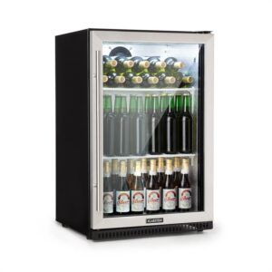 Klarstein Beersafe Pro, chladnička, 133 l, sklené dvere, 2 vsuvné poličky, čierna