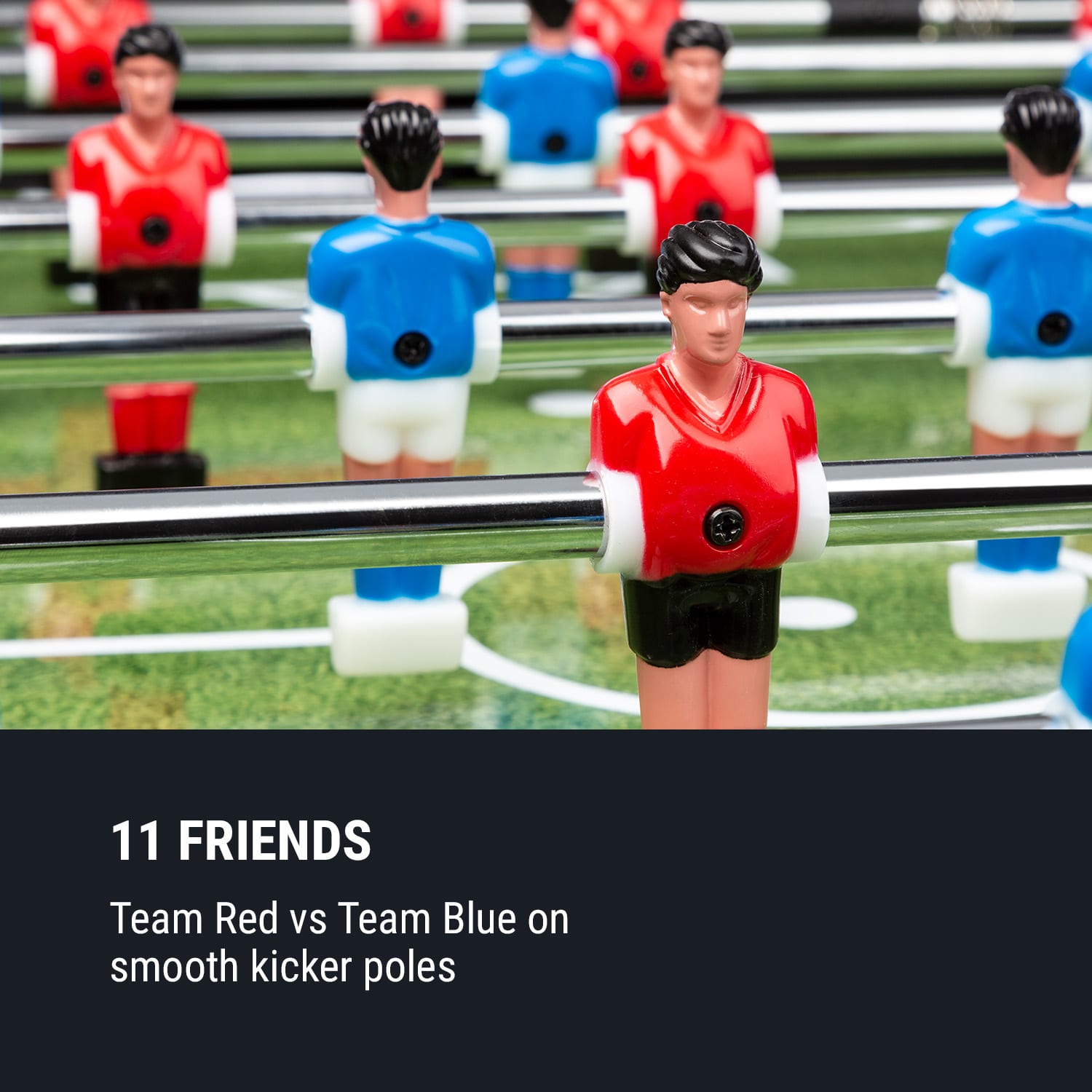 KLARFIT Spin 2 v 1, hrací stôl, biliard, kalčeto, 180° otočný, hracie príslušenstvo, čierny – Obrázok 4
