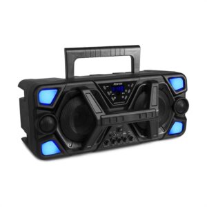 Fenton MDJ140, párty stanica, 200 W, akumulátor, BT, LED osvetlenie, diaľkový ovládač, čierna