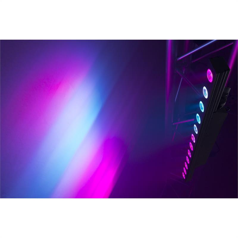 Beamz Professional LCB145, LED Bar, 12 x 8 W RGBW-LEDs Dimmer, schwarz – Obrázok 2