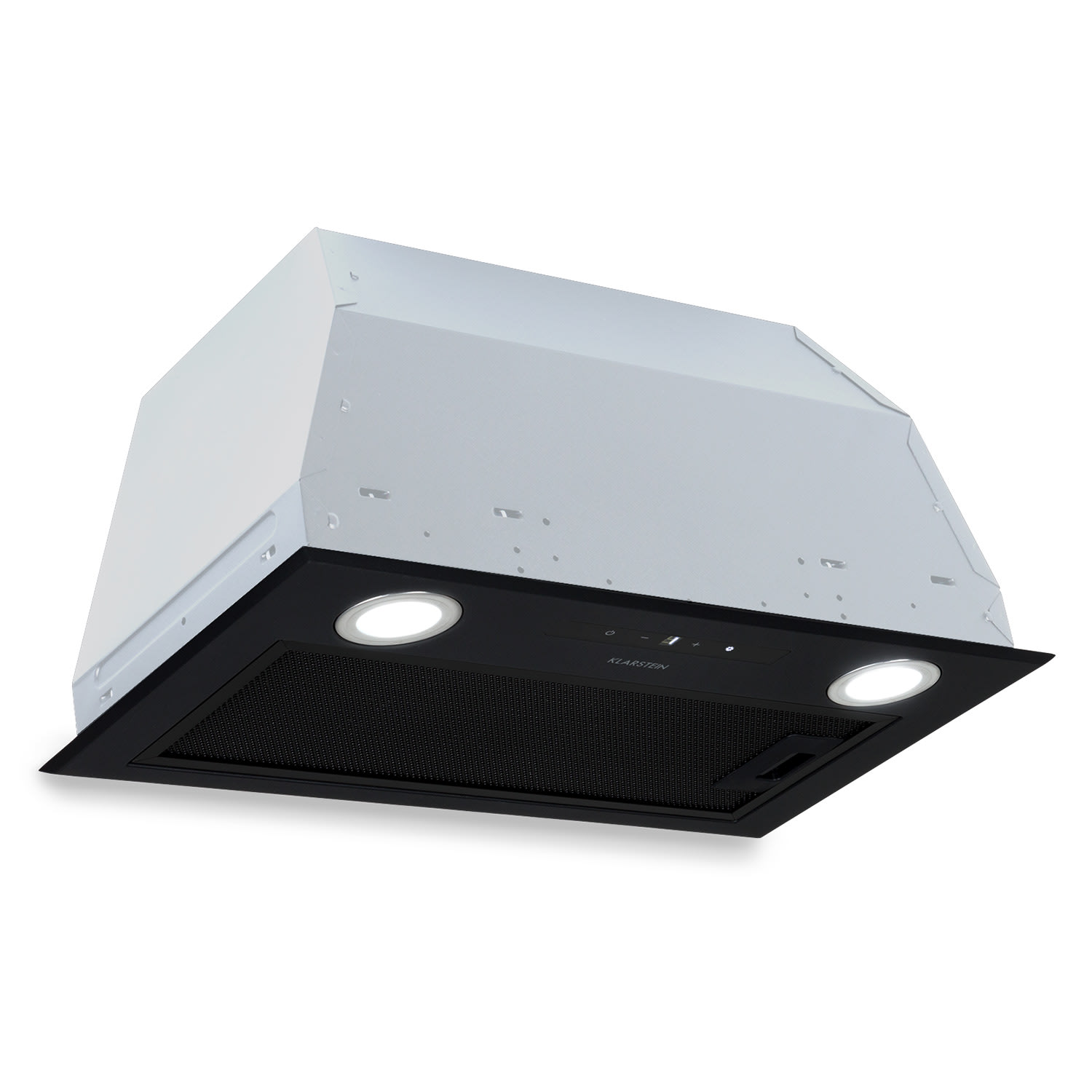Klarstein Paolo, digestor, 52,5 cm, vstavaný, 600 m³/h, LED, čierny