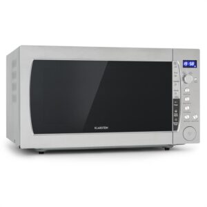 Klarstein MaxiWave, mikrovlnná rúra, 60 litrov, 1200 W, 10 výkonnostných úrovní, ušľachtilá oceľ