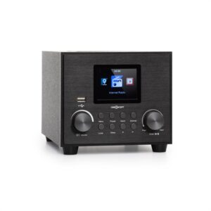 OneConcept Streamo Cube, internetové rádio, 3 W & 5 W RMS, WLAN, BT, čierne