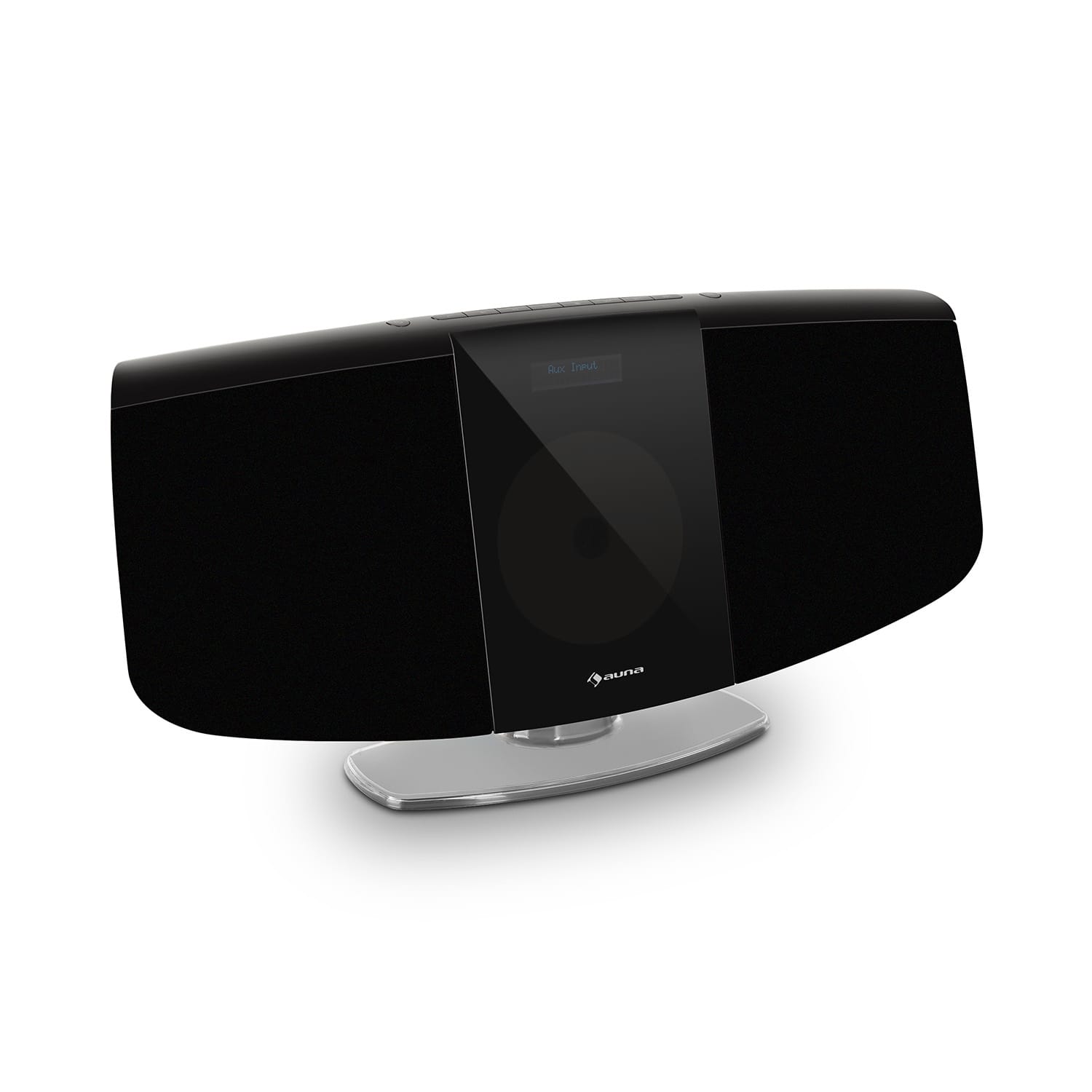 Auna BlackMask, vertikálne stereo zariadenie, CD, FM a DAB+ tuner, BT, čierne
