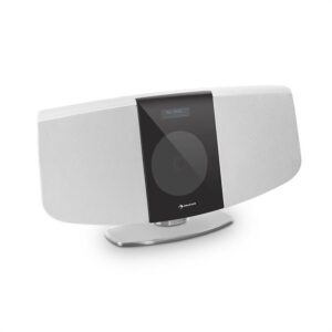 Auna BlackMask, vertikálne stereo zariadenie, CD, FM a DAB+ tuner, BT, biele