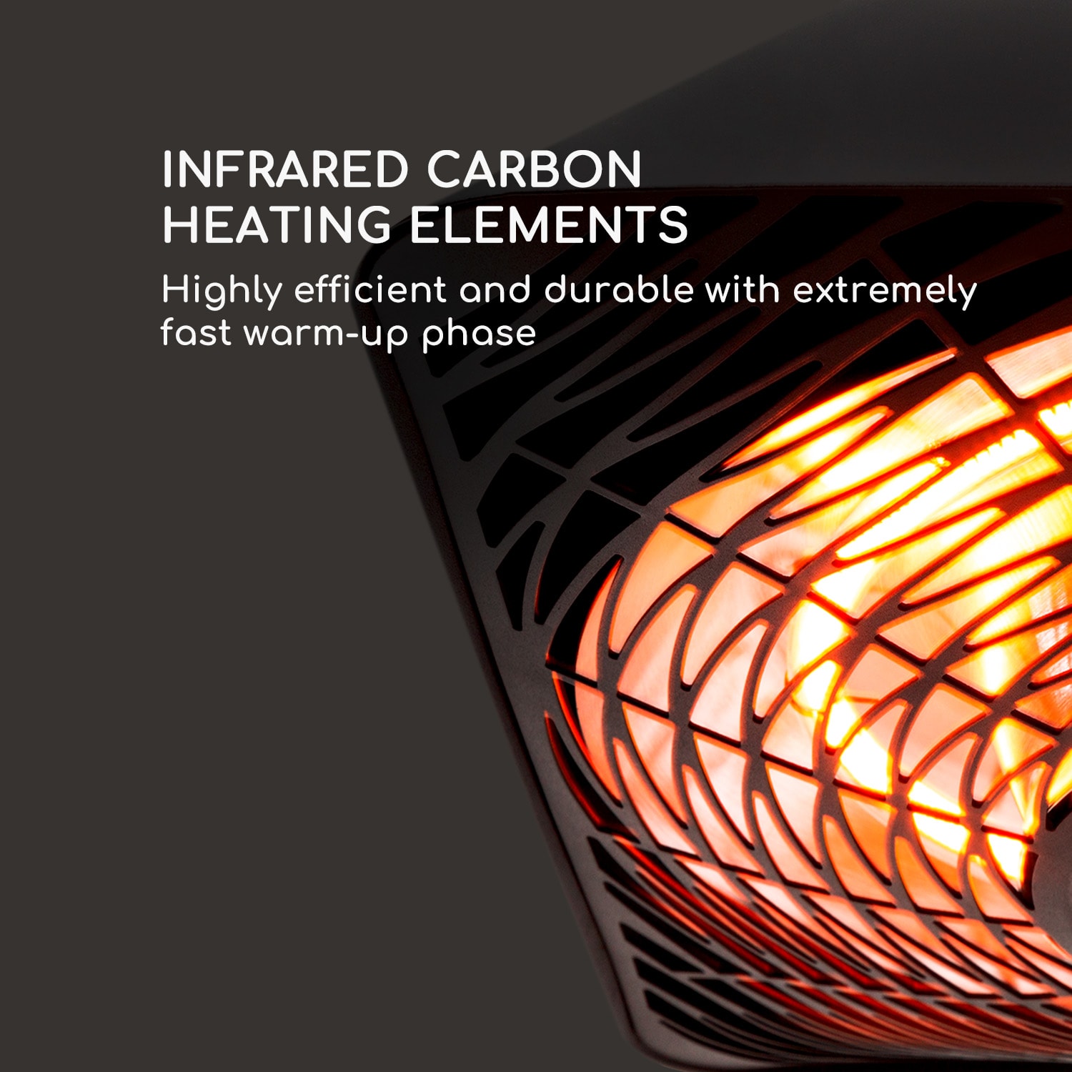 Blumfeldt Heat Square Slim, infračervený terasový ohrievač, 2000 W, IR ComfortHeat, IP45, LED – Obrázok 4