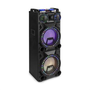 Fenton VS212, aktívny párty box, 2400 W, 2x12“ sub, BT, USB, SD, LED