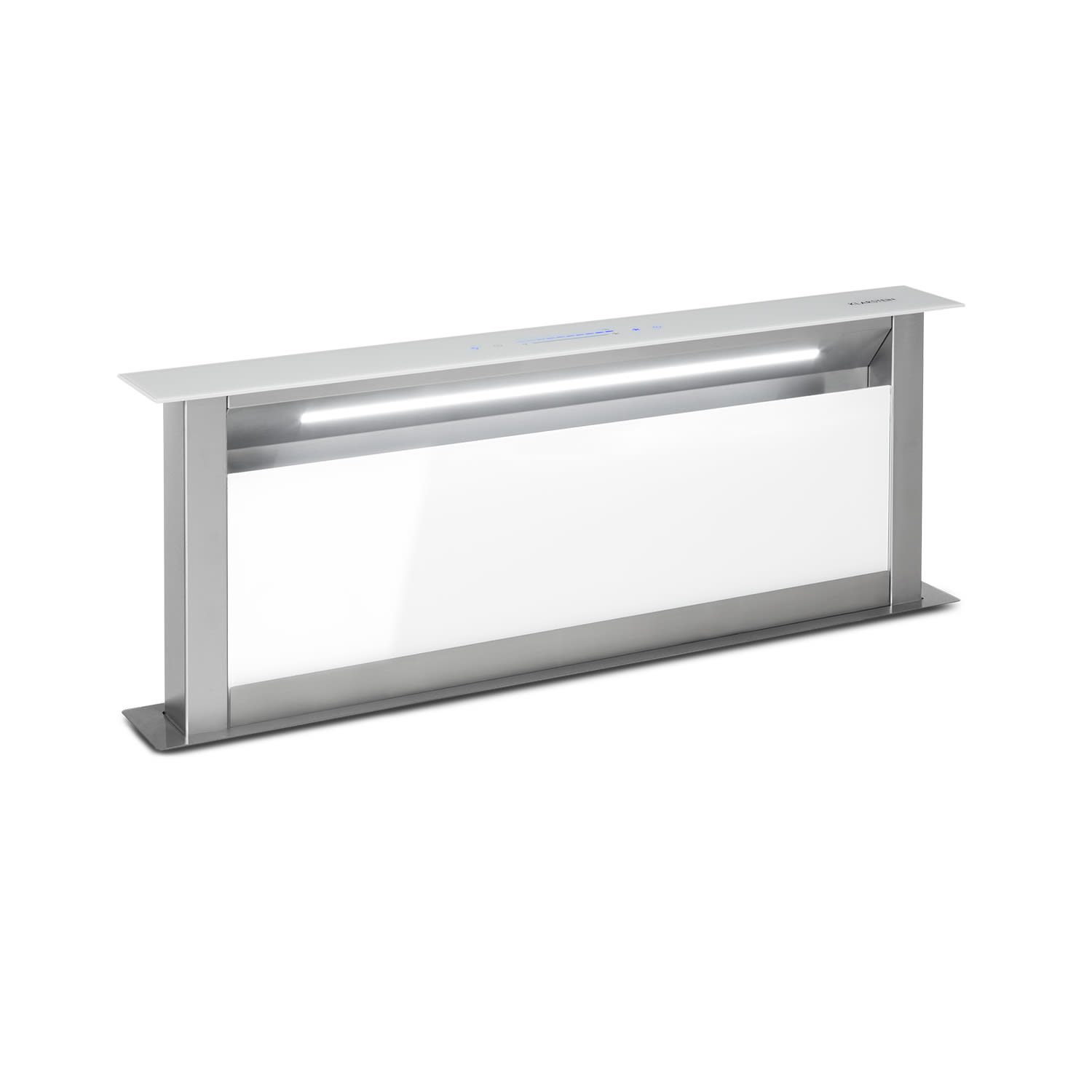 Klarstein Royal Flush Eco, digestor, 90 cm, výsuvný, 576 m³/h, A+, čierny