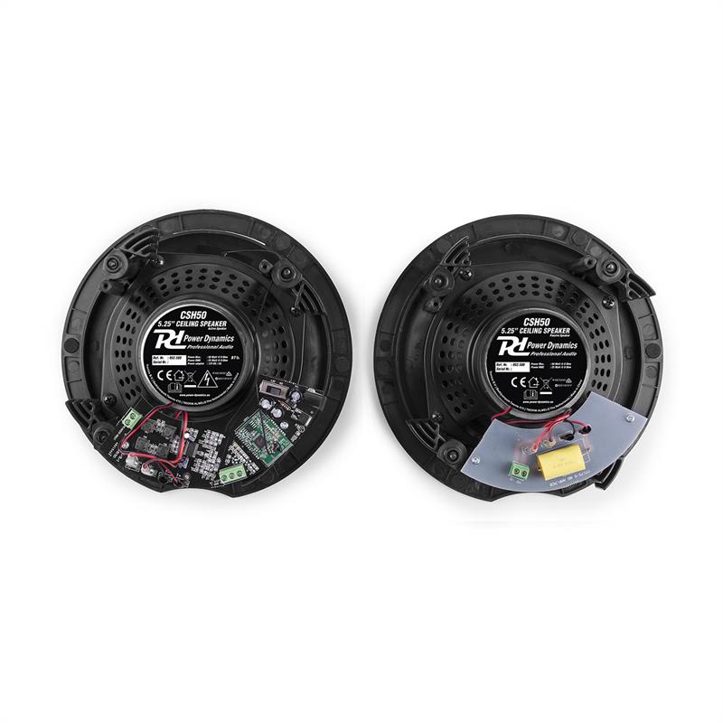 Power Dynamics CSH50, sada stropných reproduktorov, 2x50W, bluetooth, biela – Obrázok 3