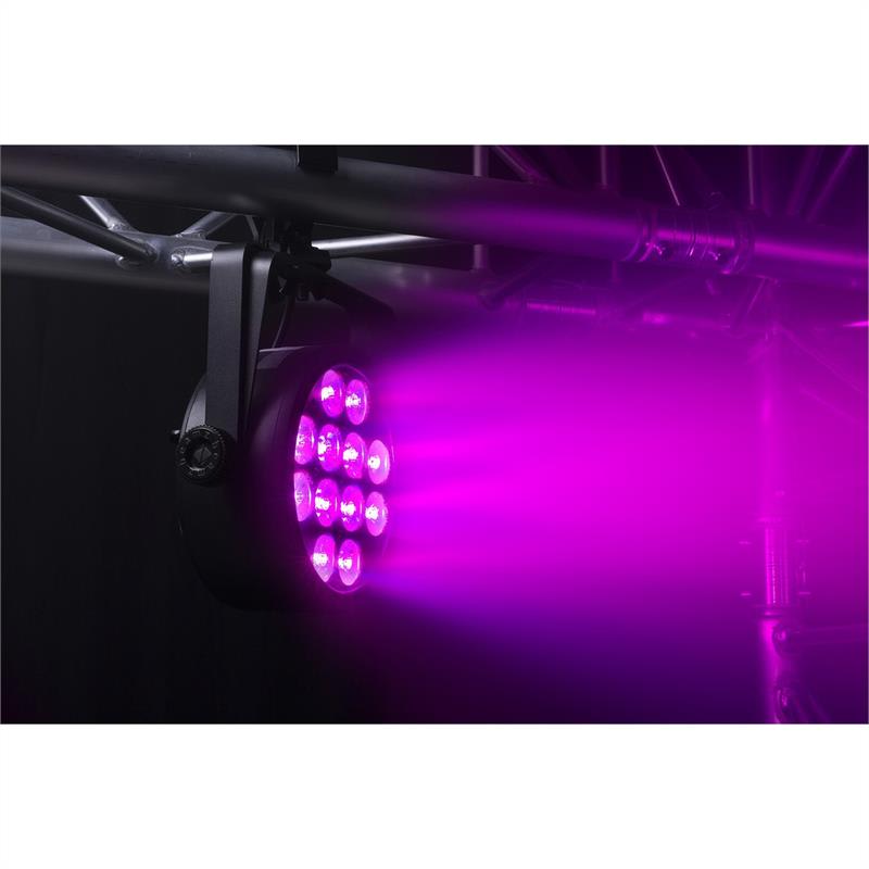 Beamz BAC304, ProPar, 12 x 8 W, 4 v 1 LED RGBW diódy, stmievanie, diaľkový ovládač – Obrázok 2