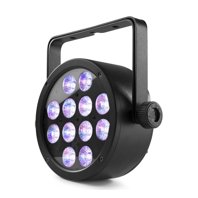 Beamz BAC304, ProPar, 12 x 8 W, 4 v 1 LED RGBW diódy, stmievanie, diaľkový ovládač – Obrázok 5