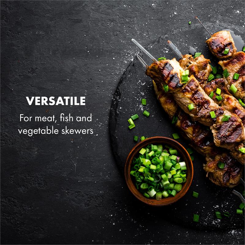 Klarstein AeroVital Cube Chef, teplovzdušná fritéza, rotačný špíz, príslušenstvo, ušľachtilá oceľ – Obrázok 4