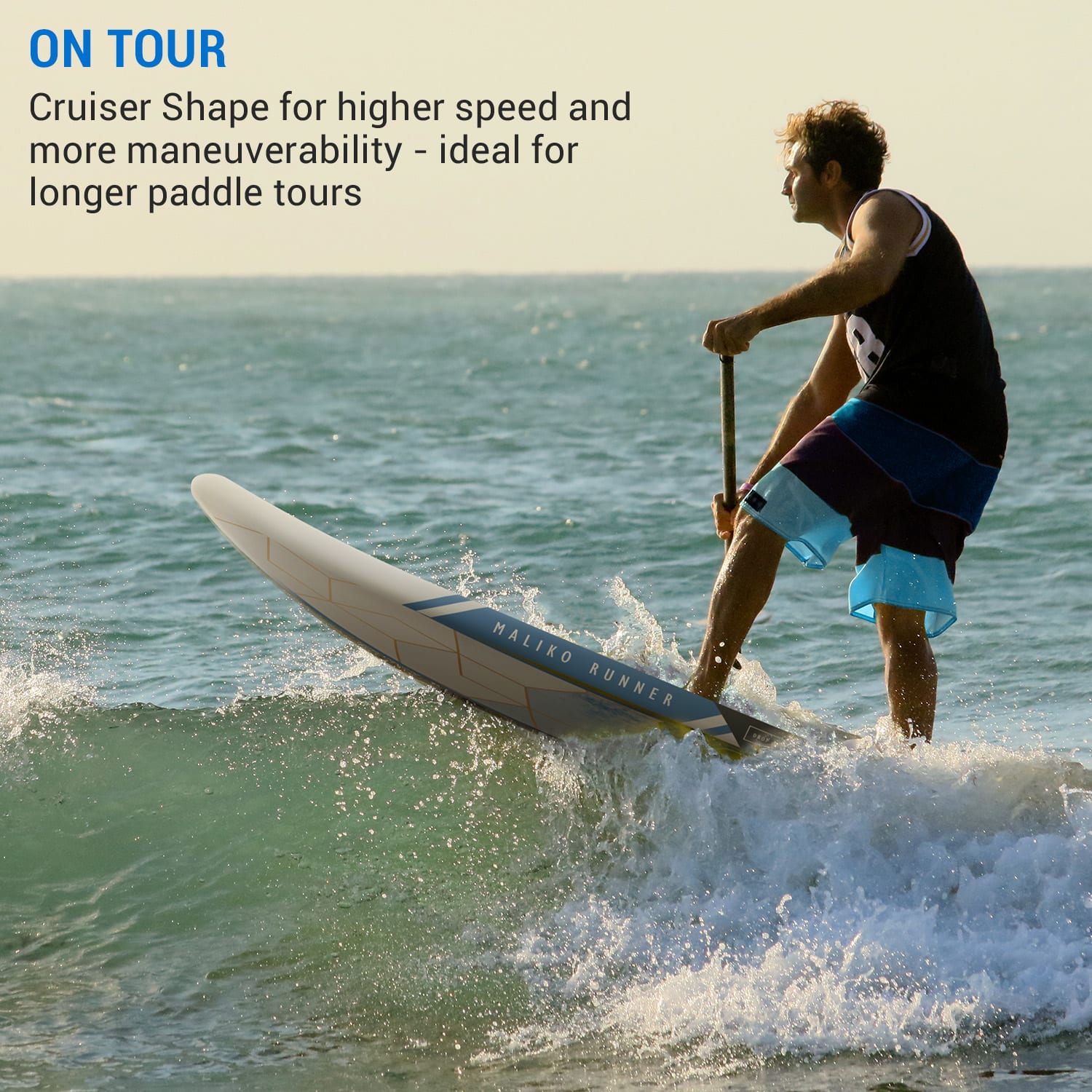 Capital Sports Maliko Runner, nafukovací SUP Board, SUP-board sada, sivý/biely – Obrázok 5