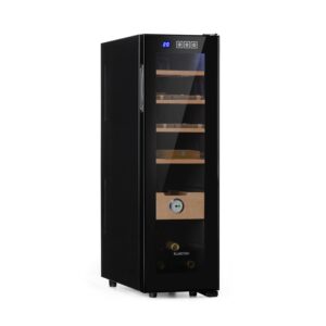 Klarstein El Presidente 45 Slim, humidor na cigary, 45 l, 4 police, čierny