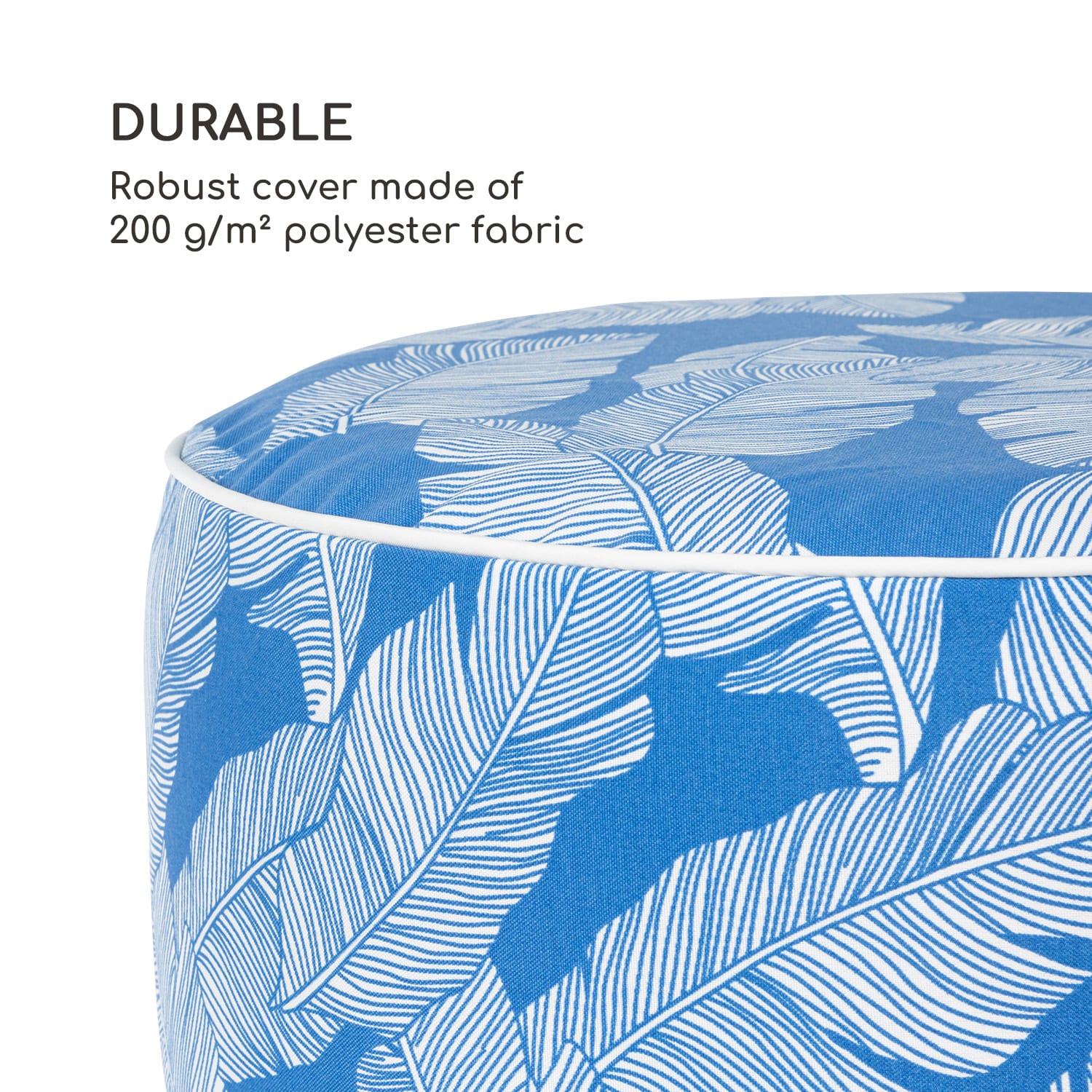 Blumfeldt Cloudio, sedačka, nafukovacia, 55 x 28 cm (Ø x V), PVC/polyester, modrá – Obrázok 5