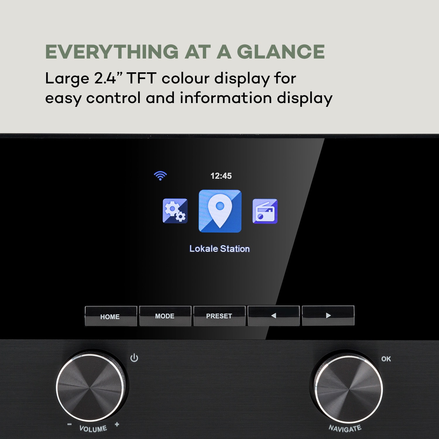 Auna Connect 100 SE, internetové rádio, mediaplayer, Bluetooth, WLAN, USB, AUX, Line Out – Obrázok 5