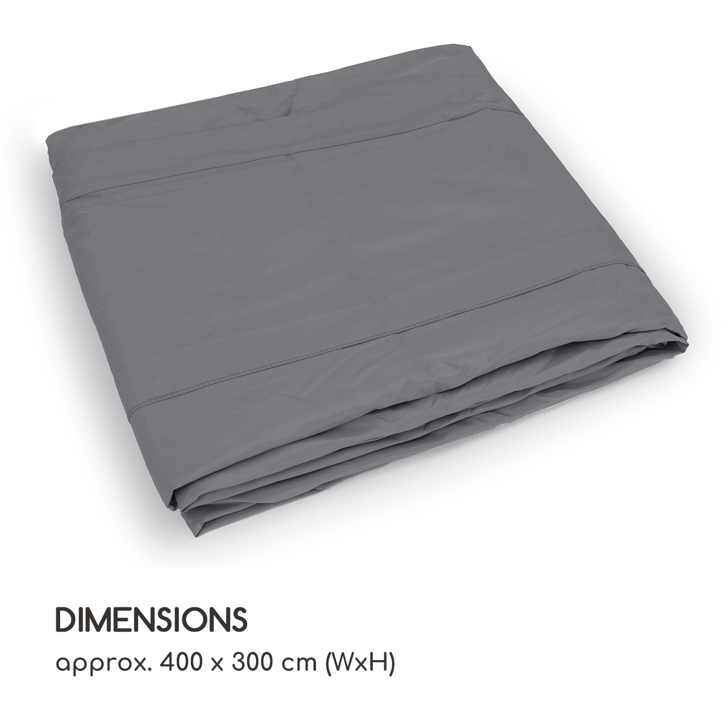 Blumfeldt Pantheon Cortina Pergola, náhradná strecha 200 g/m², polyesterová tkanina, 3 x 4 m, vrátane lankového tiahla – Obrázok 5