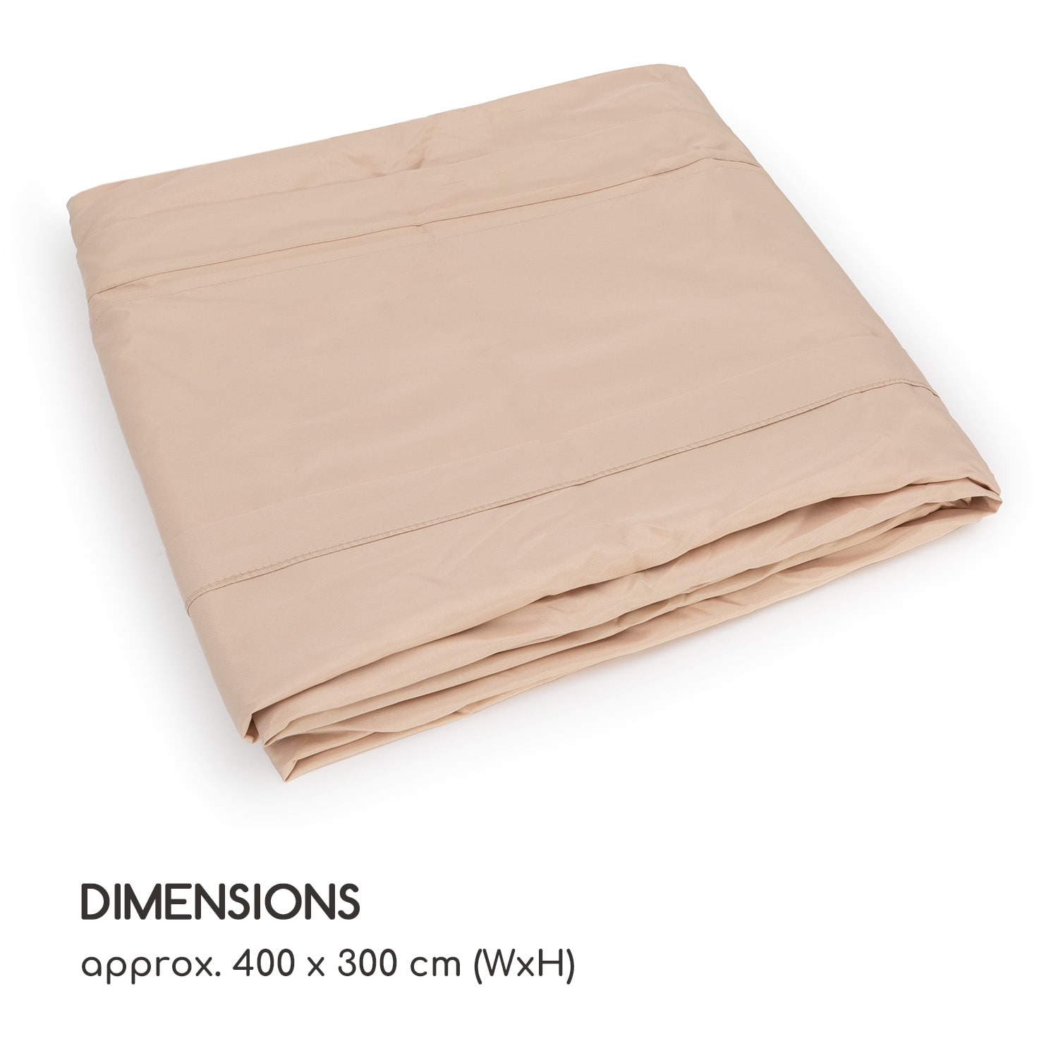 Blumfeldt Pantheon Cortina Pergola, náhradná strecha 200 g/m², polyesterová tkanina, 3 x 4 m, vrátane lankového tiahla – Obrázok 5